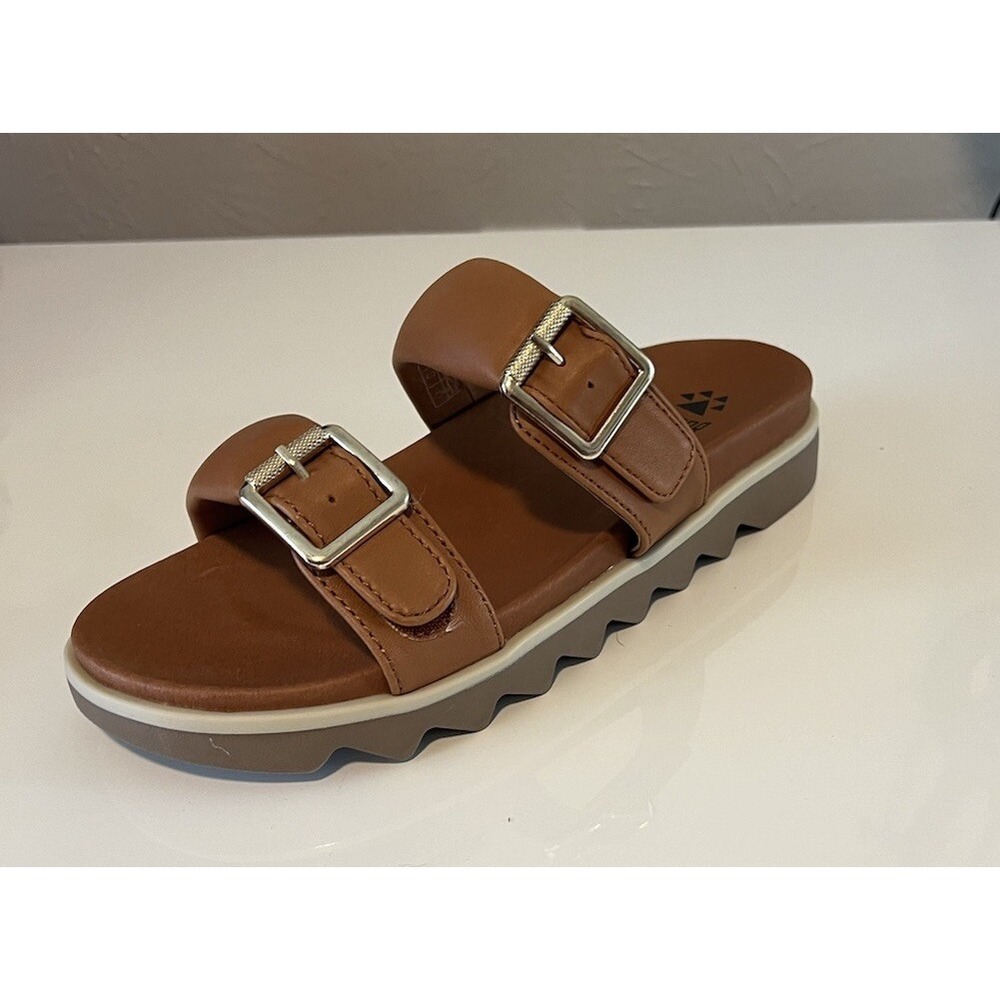 Amputee Cougar Slip On Hook-and-Loop Sandal Cognac LEFT‎ FOOT ONLY  7.5